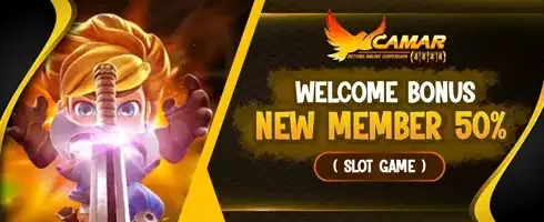 Bonus Welcome 100% New Member promotion banner